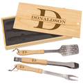3 Piece Pine BBQ Set