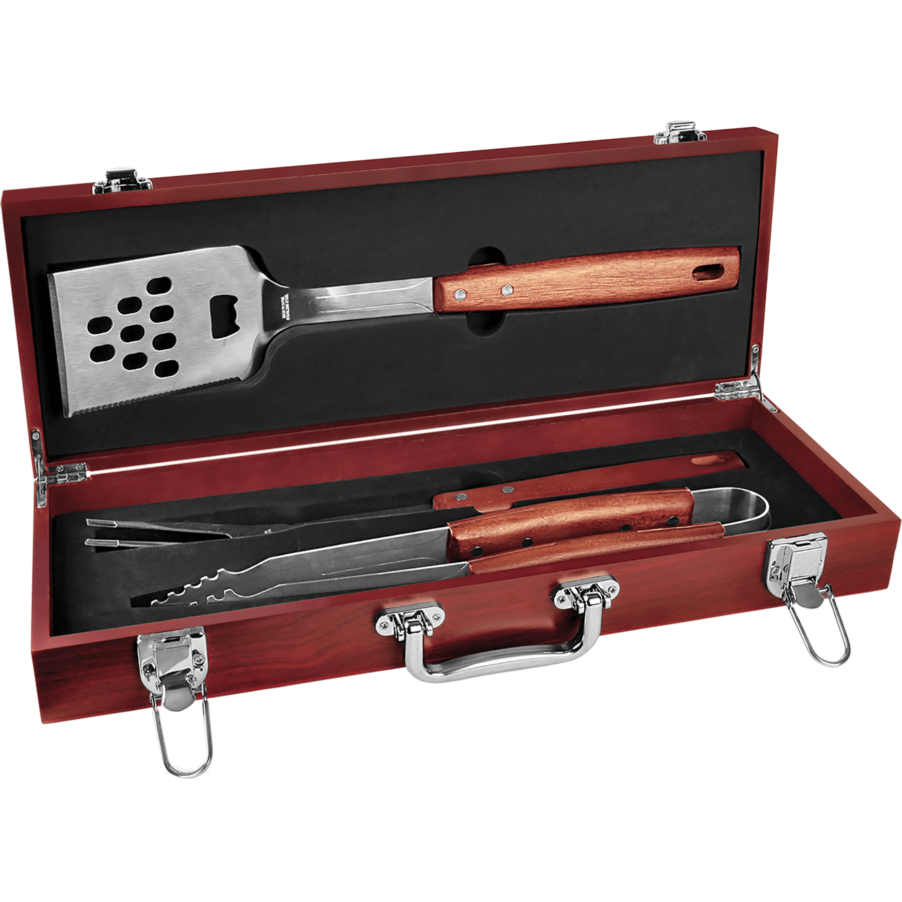 3 Piece Rosewood BBQ Set
