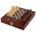 Rosewood Finish Chess Set