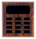 Cherry Finish Completed Perpetual Plaque with Plates