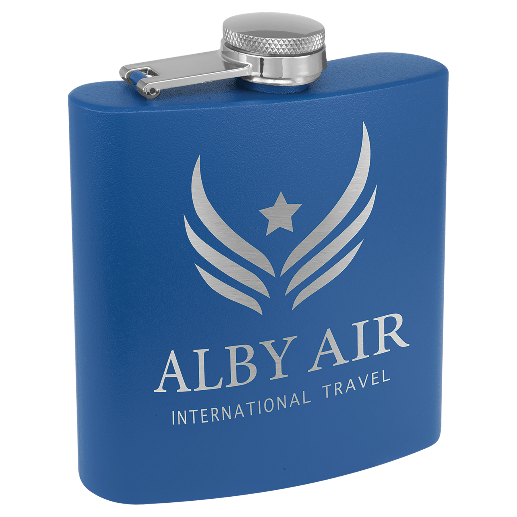 6 oz Stainless Steel Powder Coated Flask