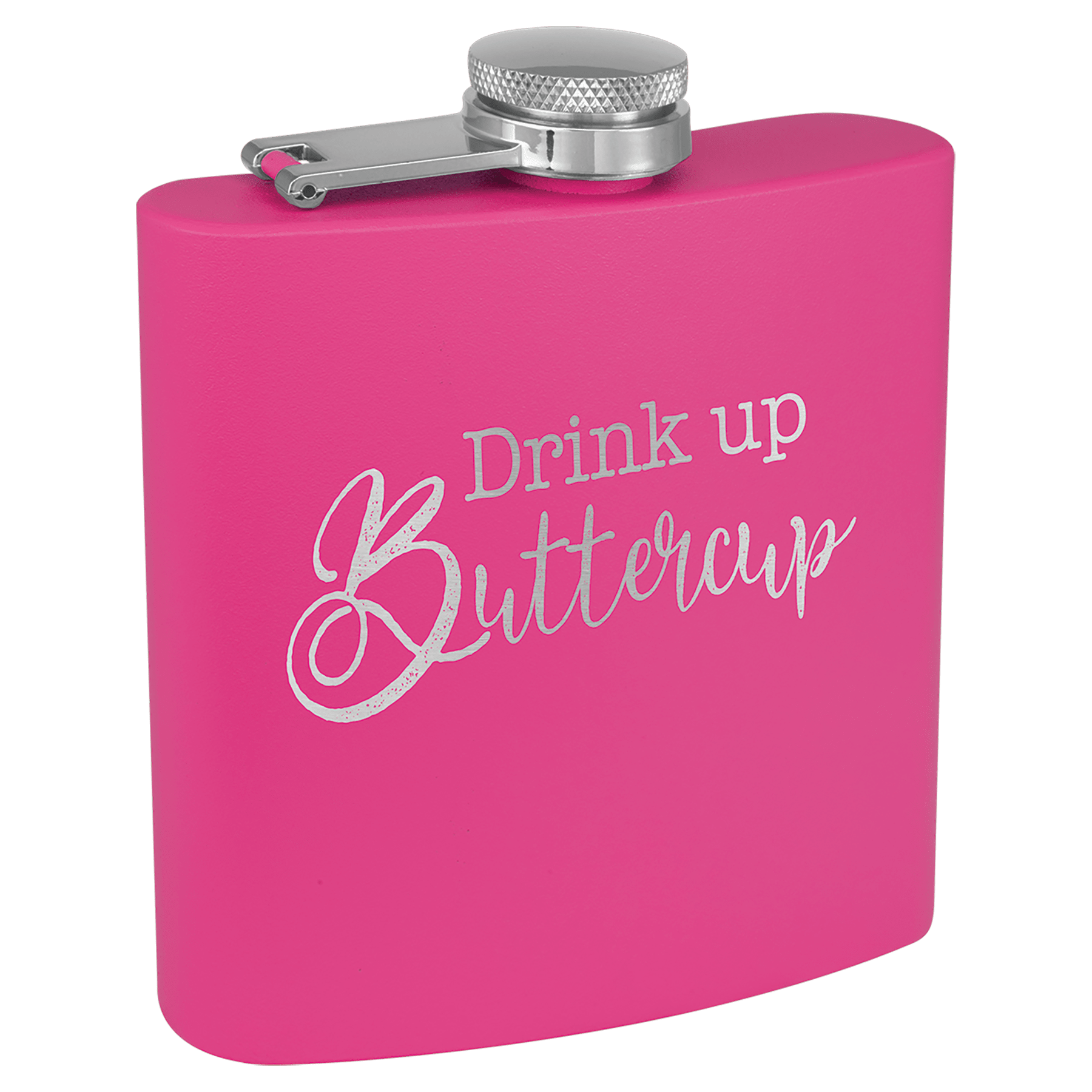 6 oz Stainless Steel Powder Coated Flask