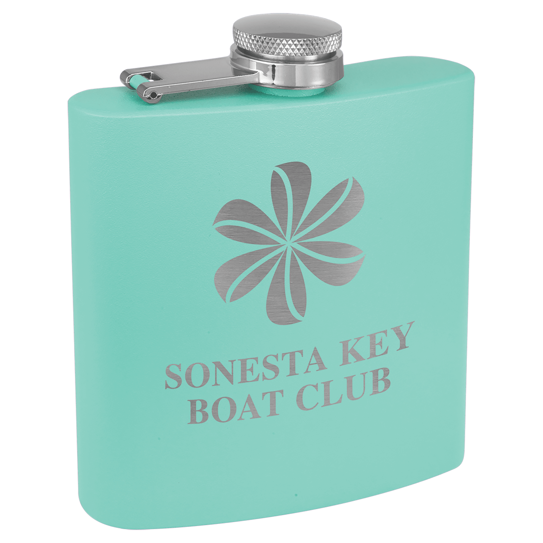 6 oz Stainless Steel Powder Coated Flask