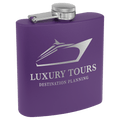 6 oz Stainless Steel Powder Coated Flask