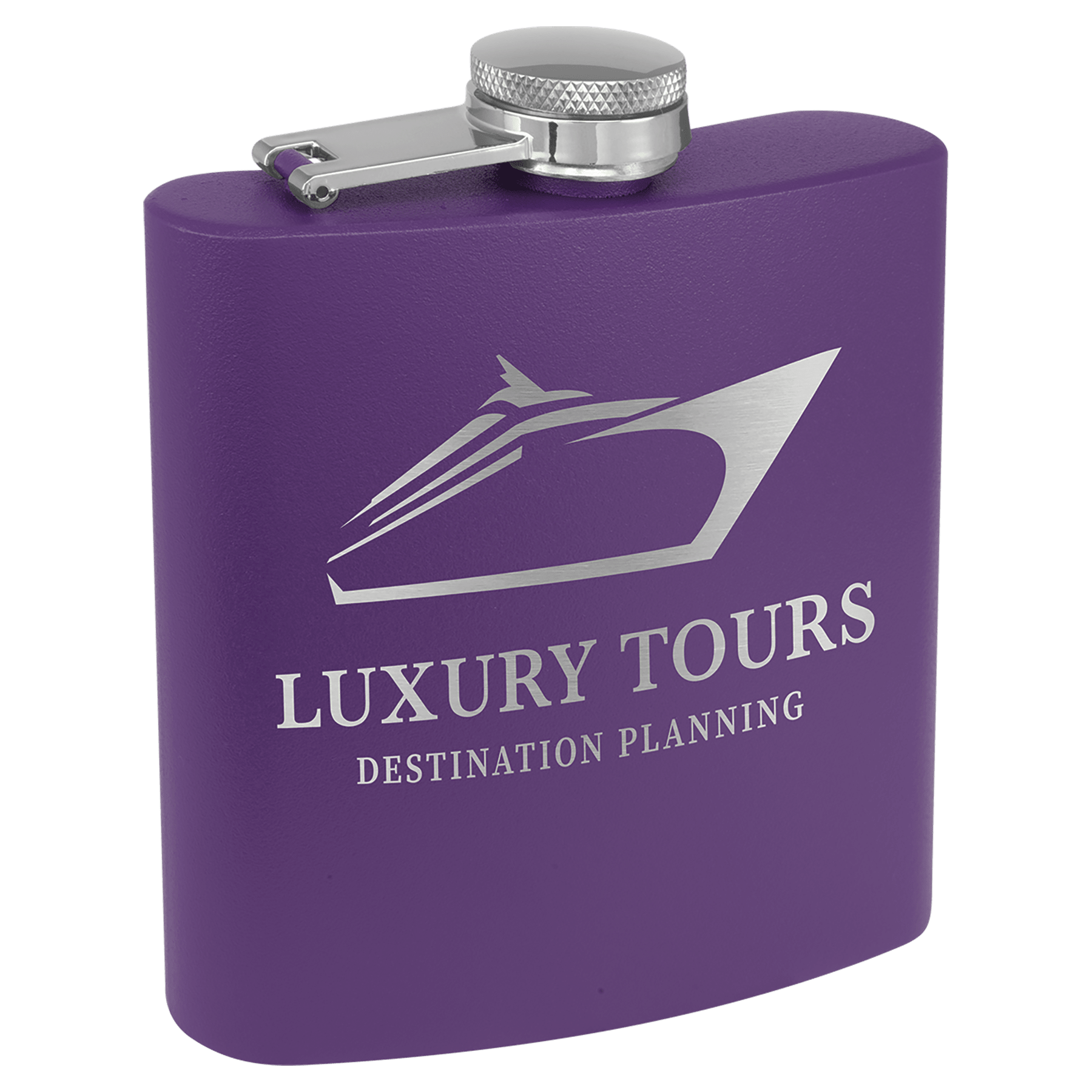 6 oz Stainless Steel Powder Coated Flask