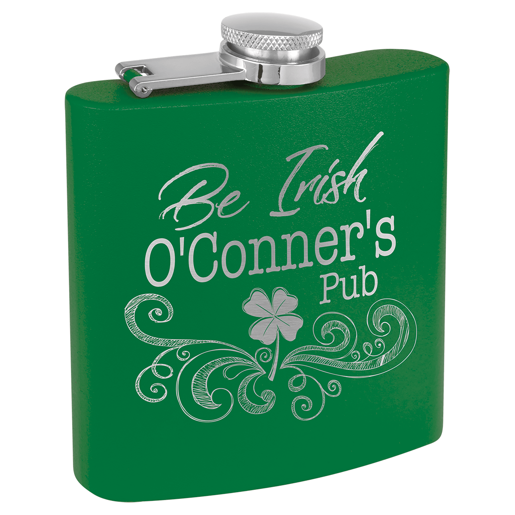 6 oz Stainless Steel Powder Coated Flask