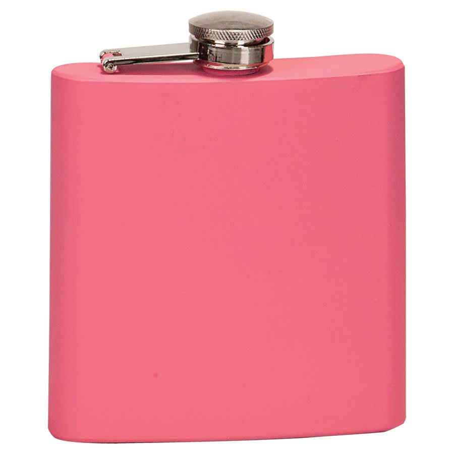 6 oz Stainless Steel Powder Coated Flask