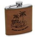 6 oz Leatherette Flask