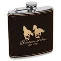 6 oz Leatherette Flask