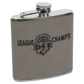 6 oz Leatherette Flask