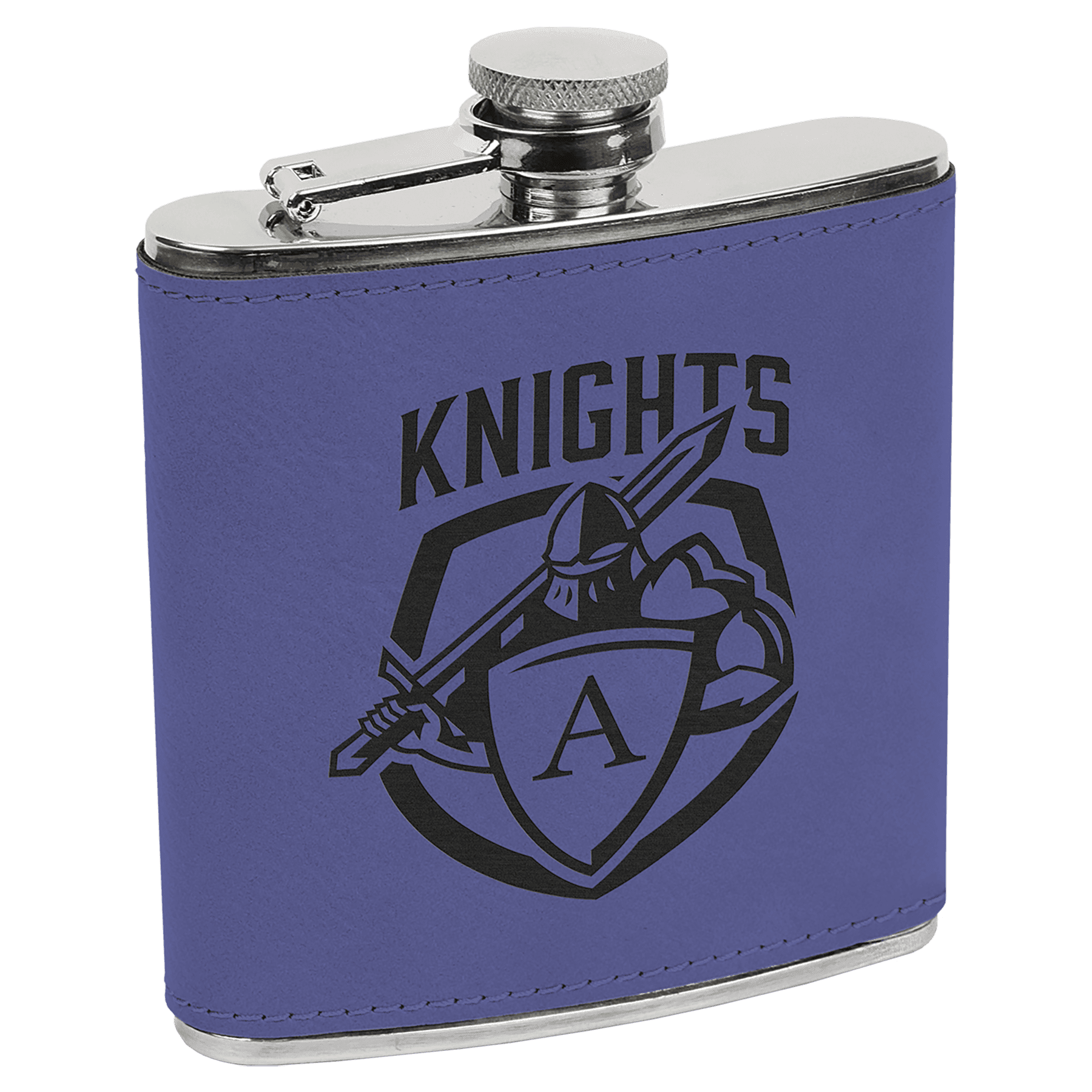 6 oz Leatherette Flask