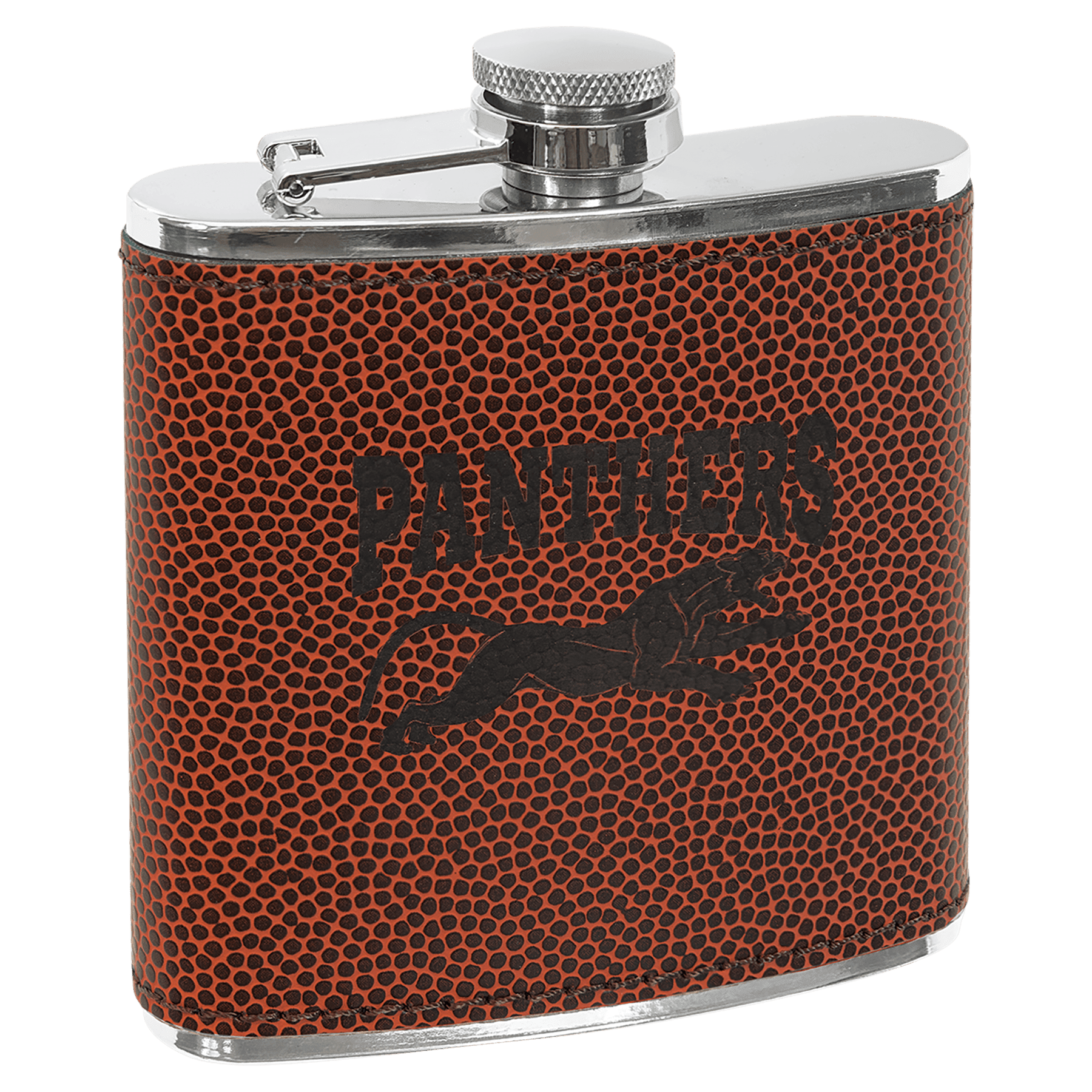 6 oz Leatherette Flask