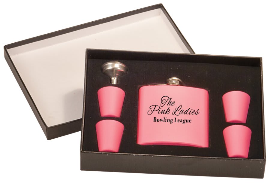 6 oz Flask Set in Box
