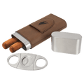 Leatherette Cigar Case with Cutter