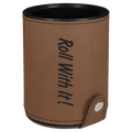 Leatherette Dice Cup with 5 Dice