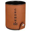 Leatherette Dice Cup with 5 Dice