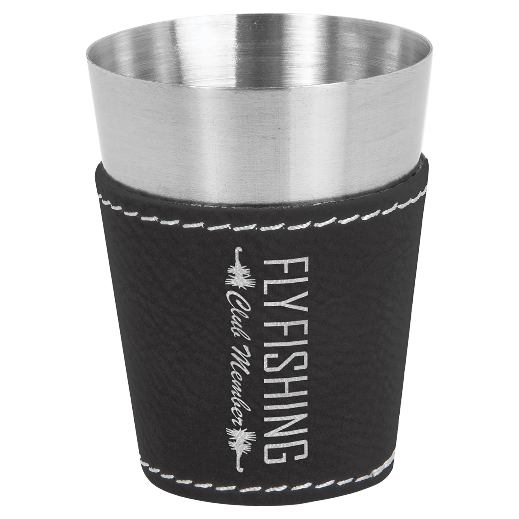 2 oz Leatherette Shot Glass