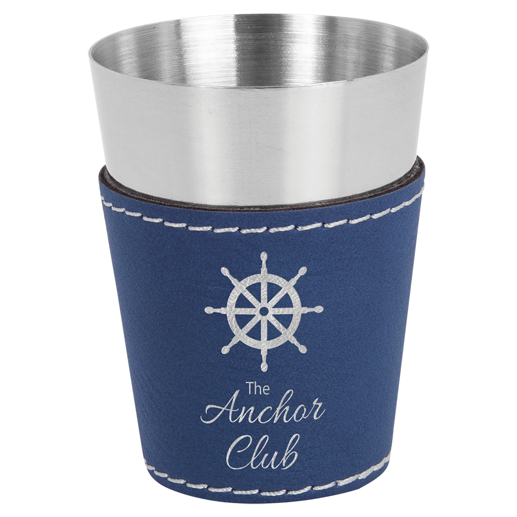 2 oz Leatherette Shot Glass