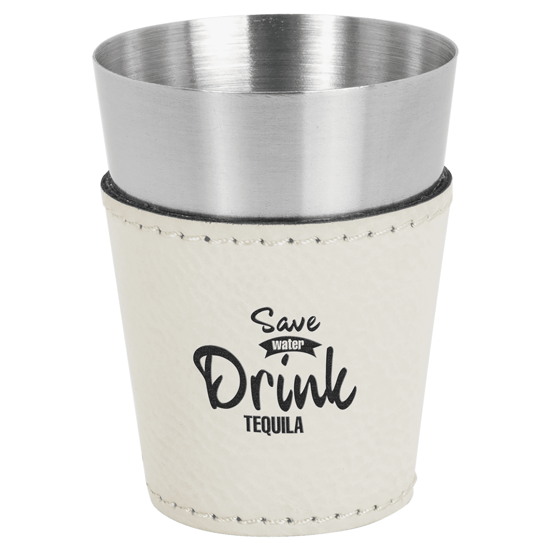 2 oz Leatherette Shot Glass