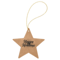 Leatherette Ornament with Gold String