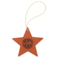 Leatherette Ornament with Gold String