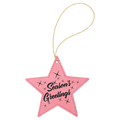 Leatherette Ornament with Gold String