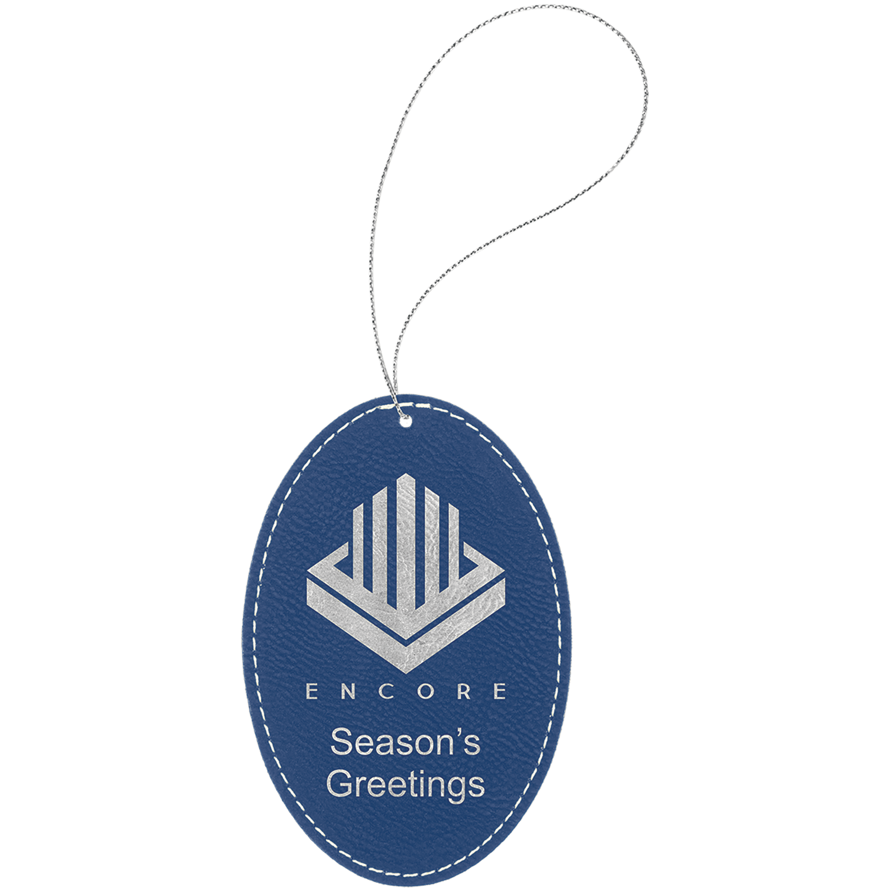 Leatherette Ornament with Gold String