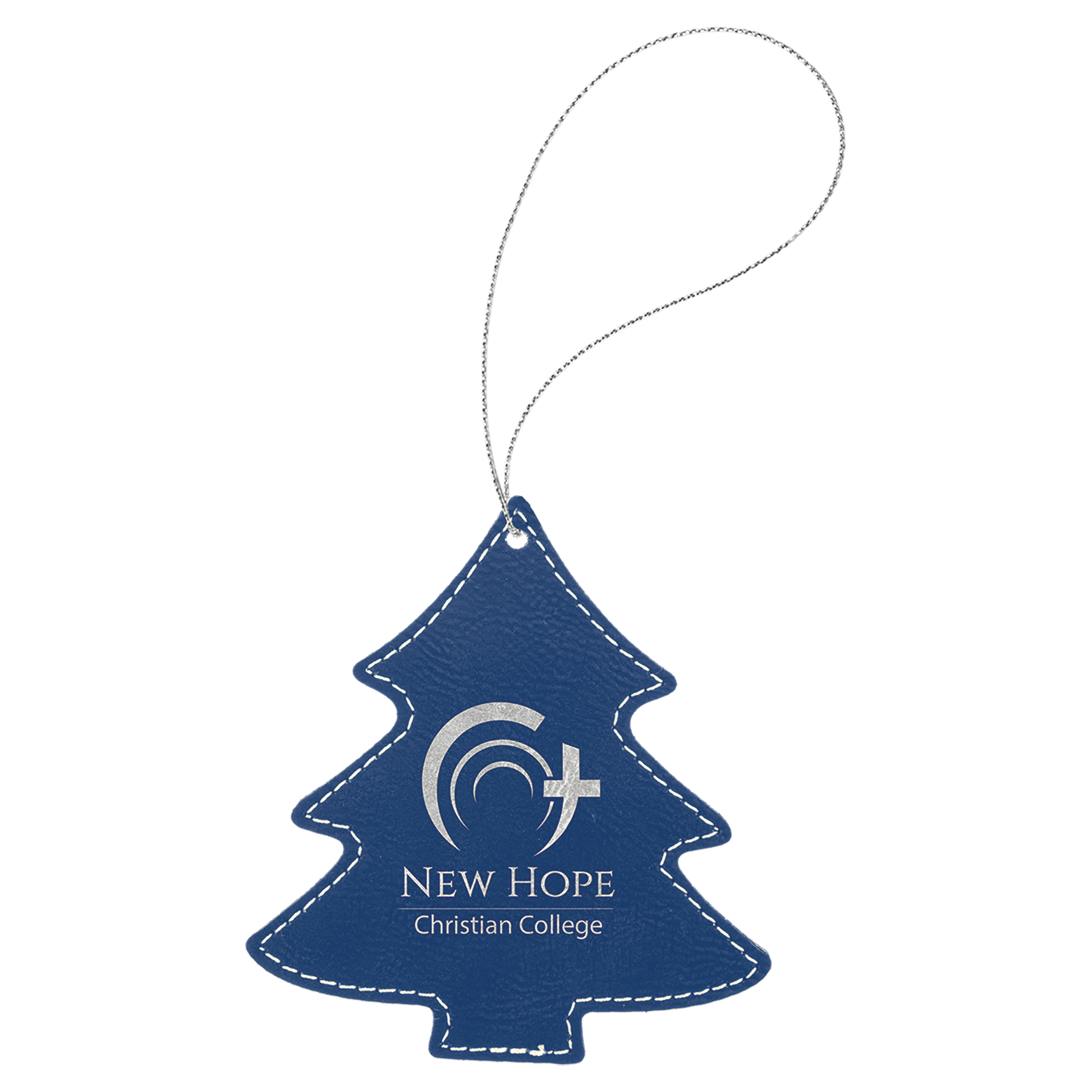 Leatherette Ornament with Gold String