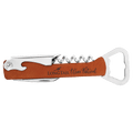 Leatherette Wine Bottle Opener