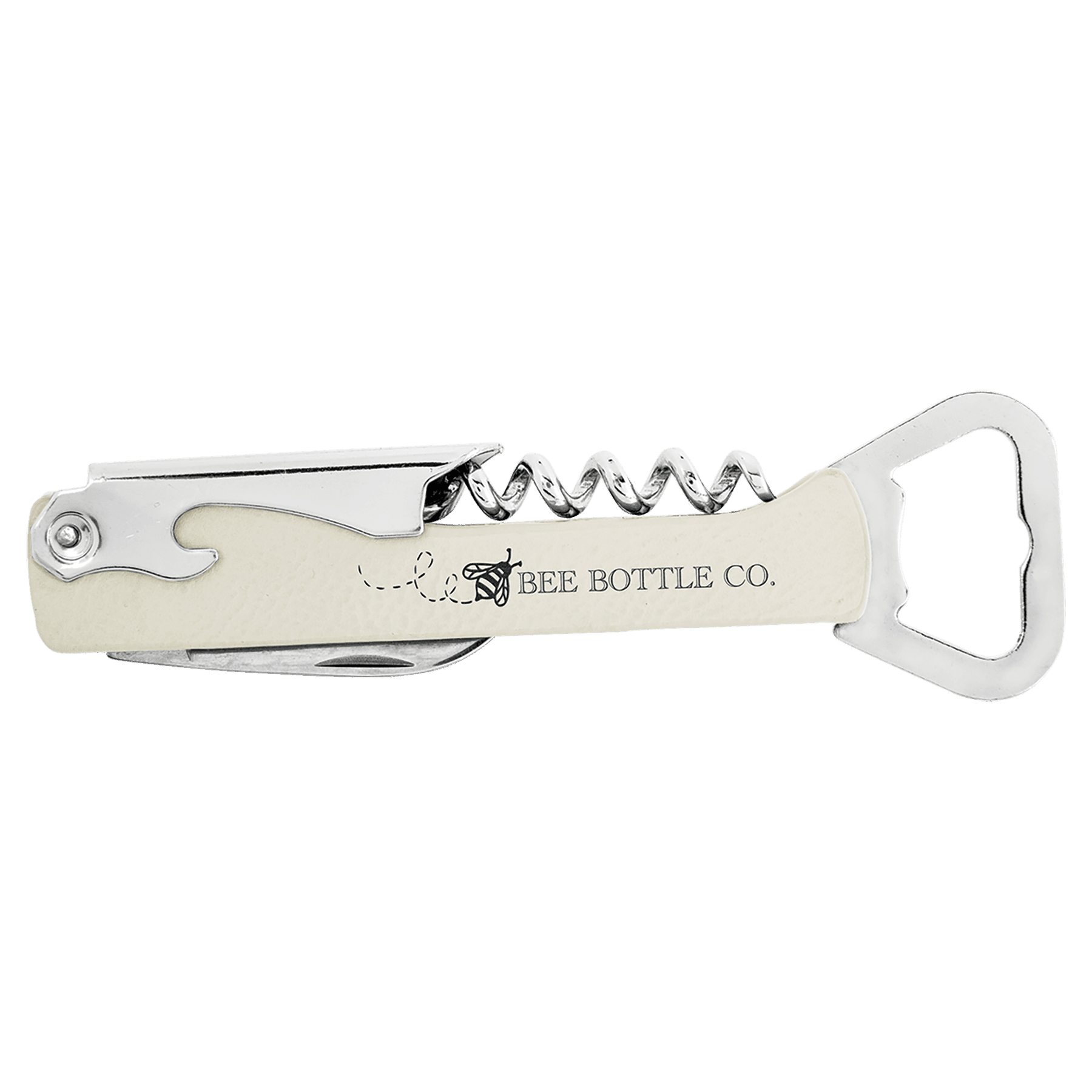 Leatherette Wine Bottle Opener