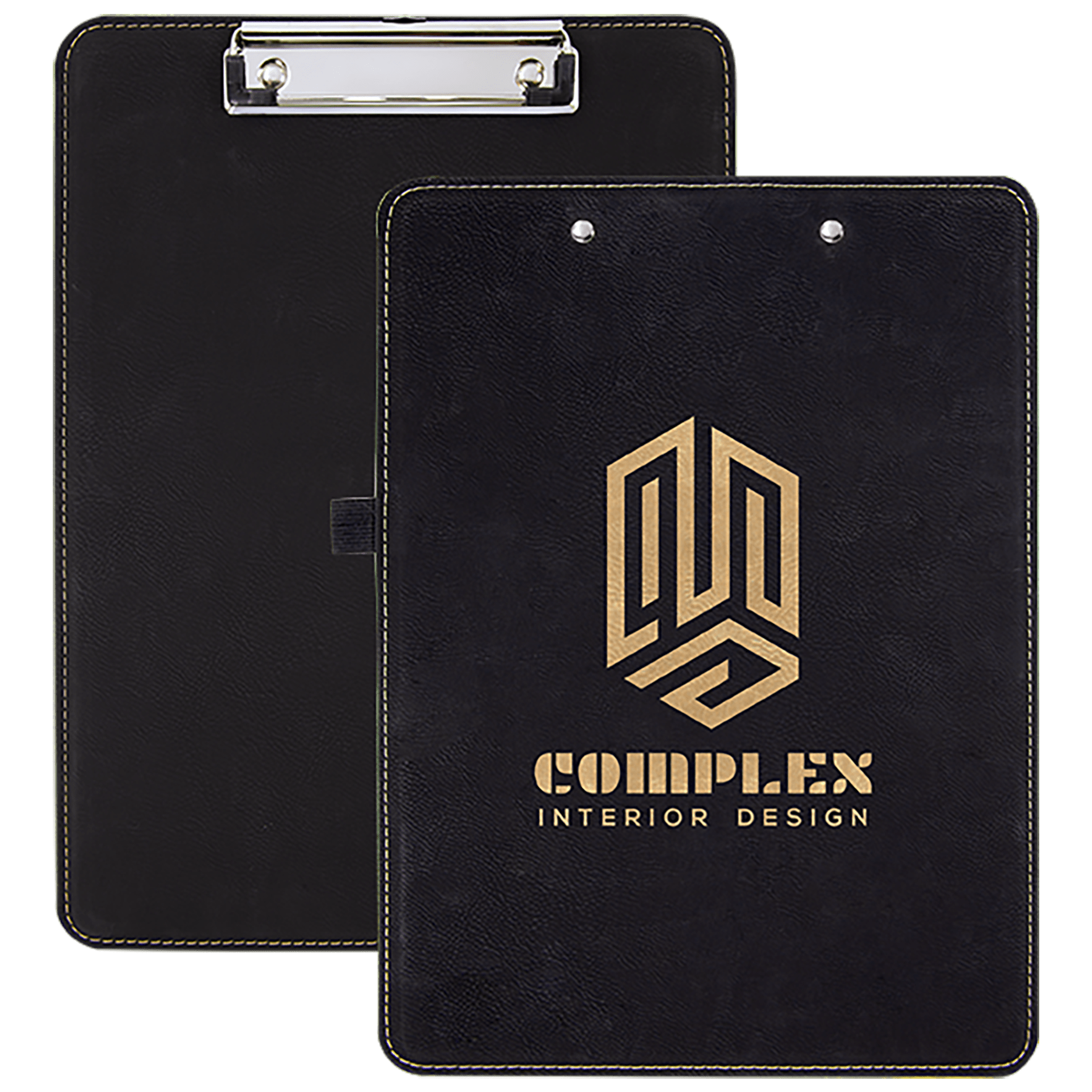 9" x 12 1/2" Laserable Leatherette Clipboard