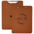 9" x 12 1/2" Laserable Leatherette Clipboard