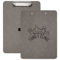 9" x 12 1/2" Laserable Leatherette Clipboard