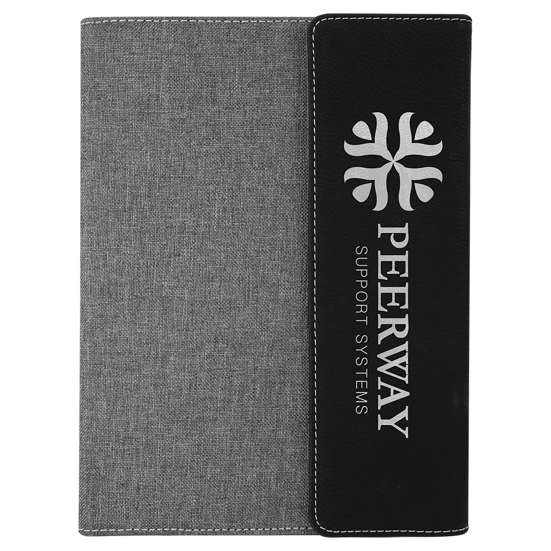 Leatherette & Canvas Portfolio with Notepad