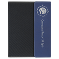 Leatherette & Canvas Portfolio with Notepad