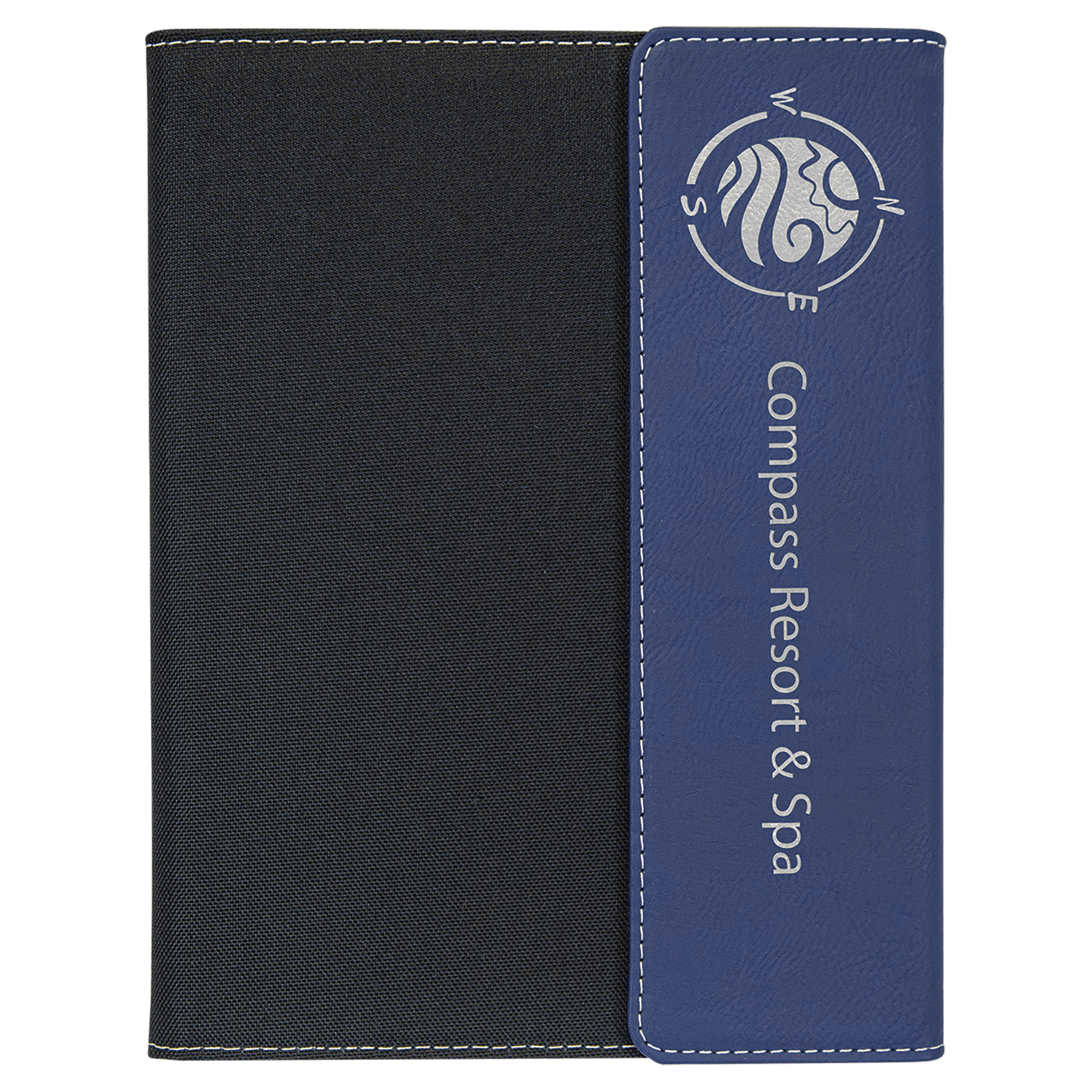 Leatherette & Canvas Portfolio with Notepad