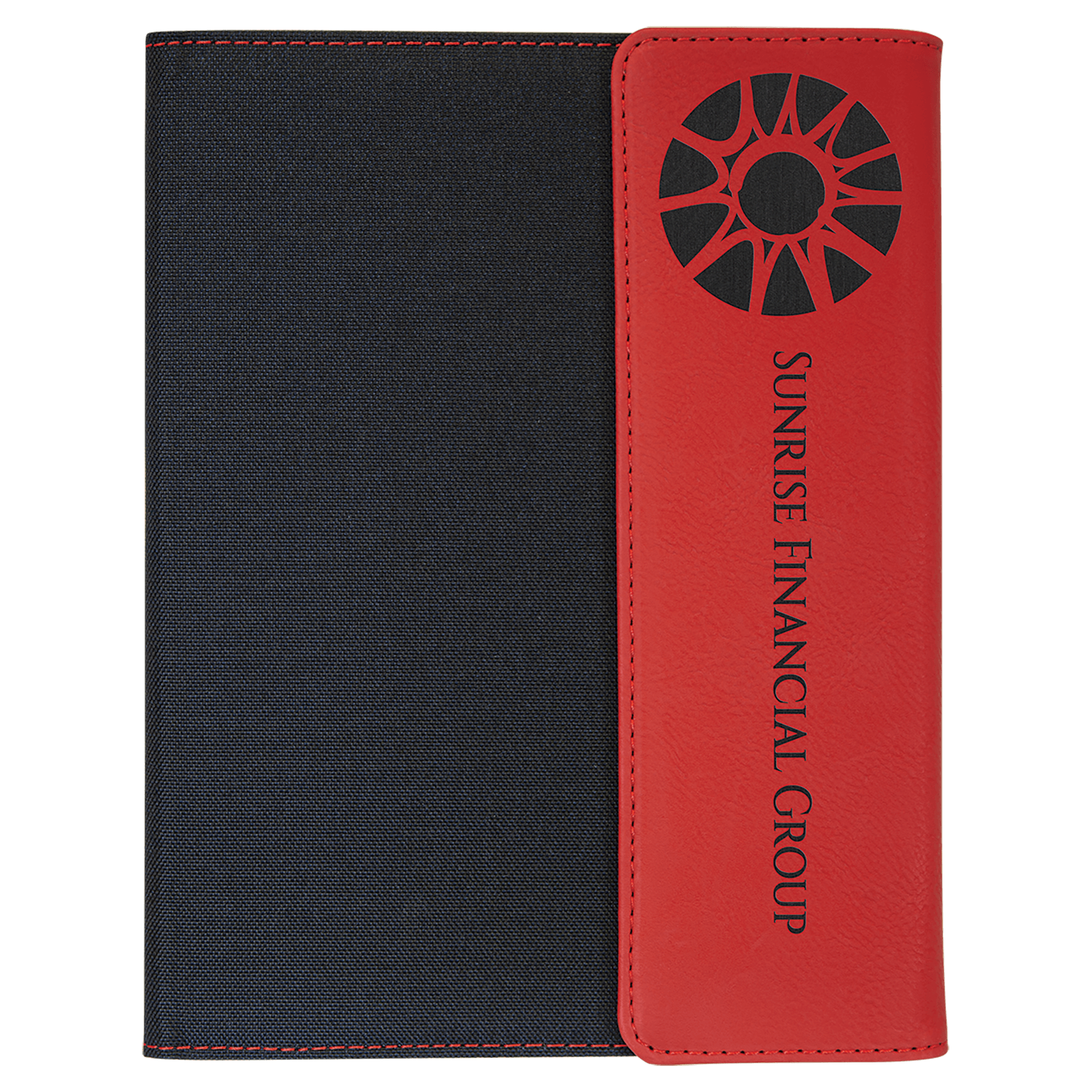 Leatherette & Canvas Portfolio with Notepad