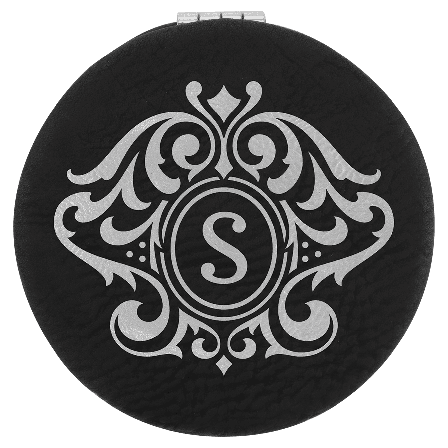 Leatherette Compact Mirror