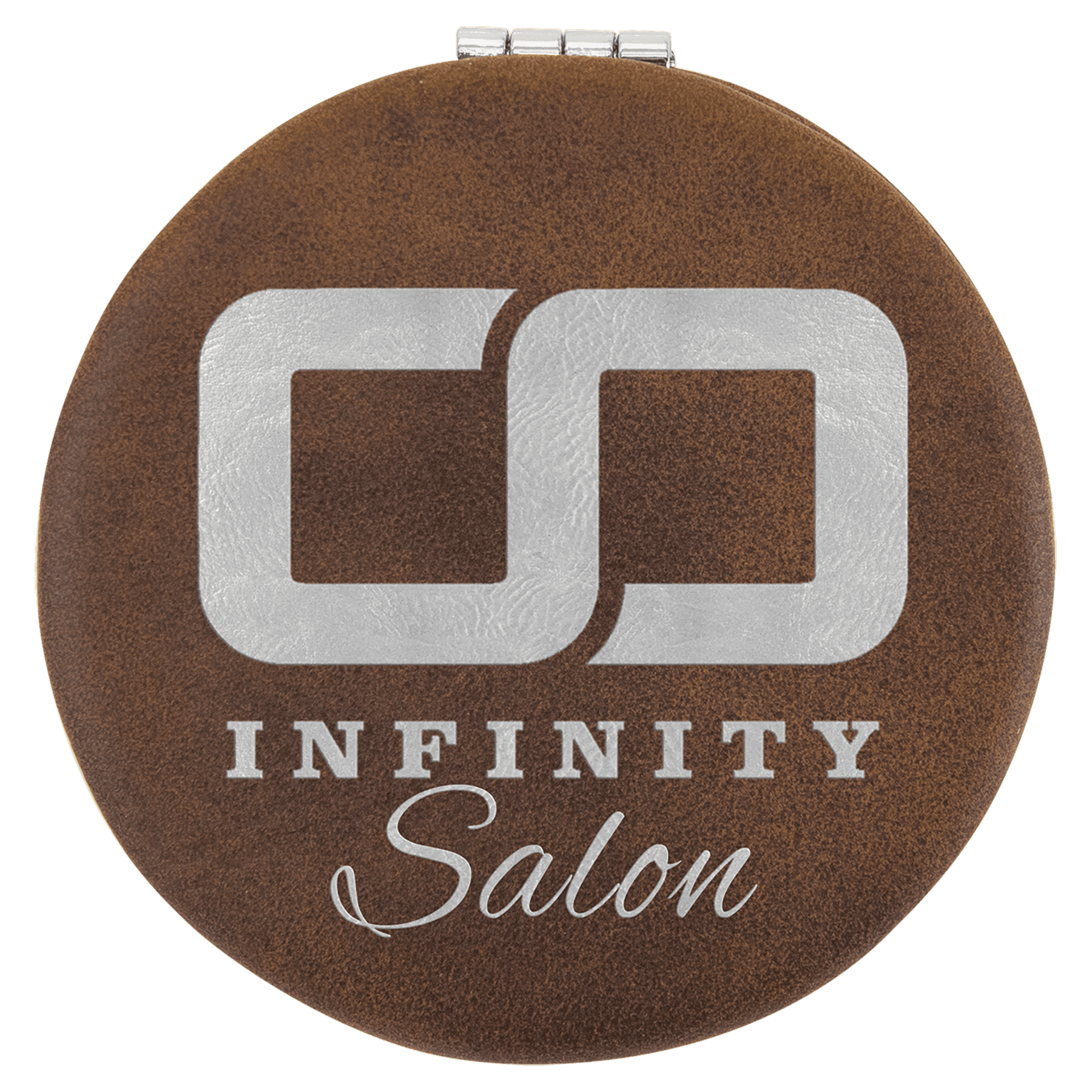 Leatherette Compact Mirror