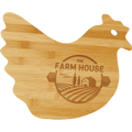 Hen Shaped Bamboo Cutting Board