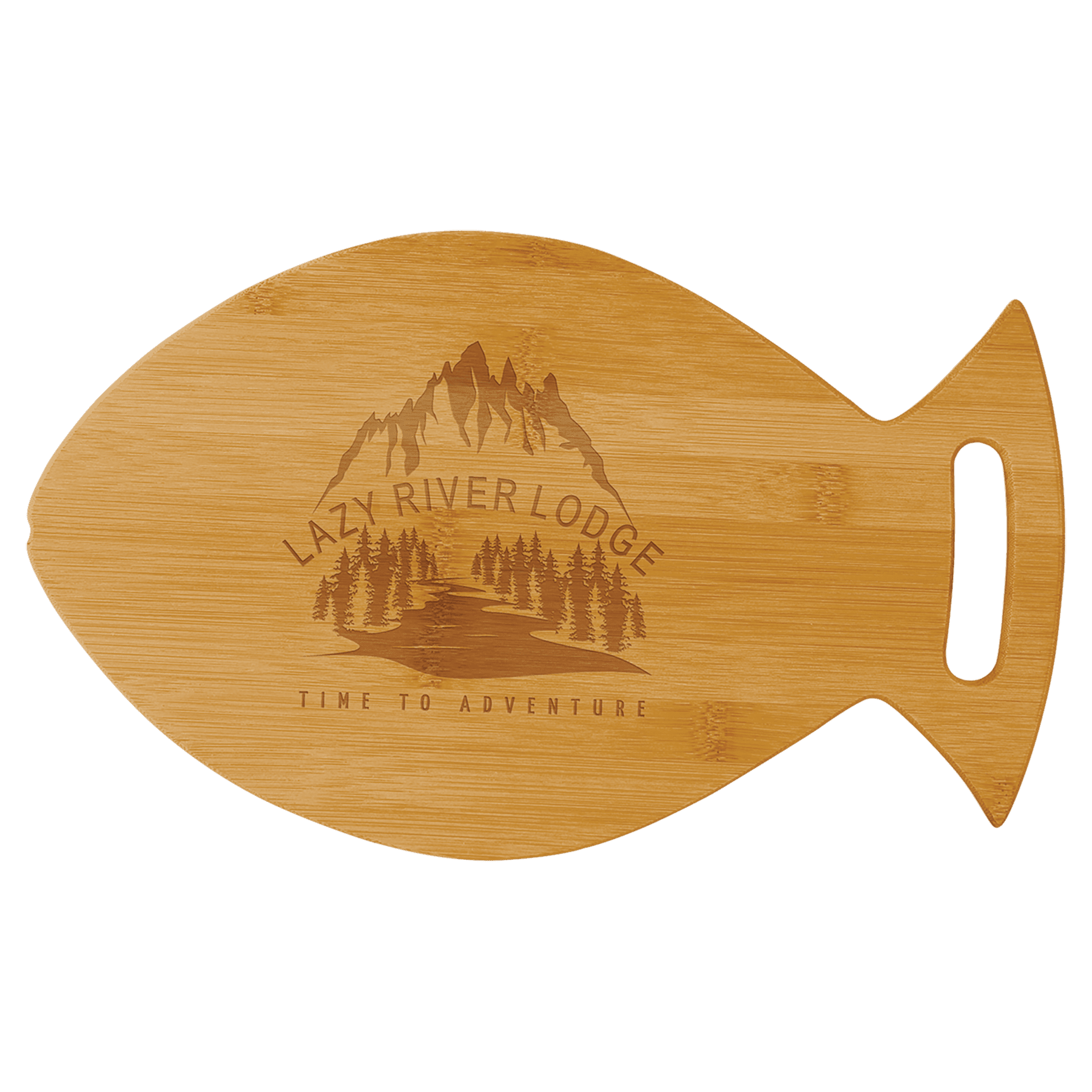 Fish Shaped Bamboo Cutting Board