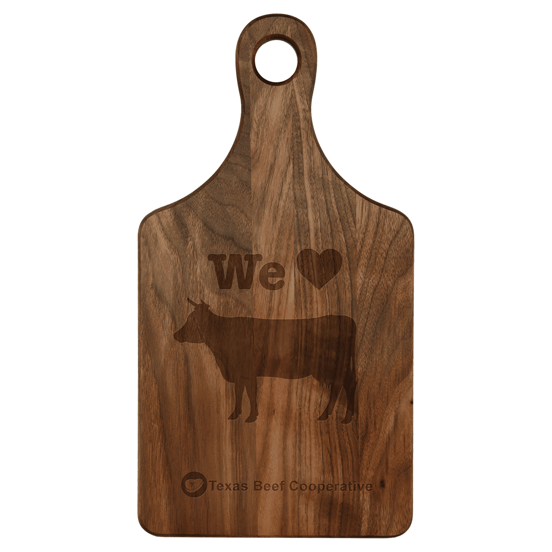 Walnut Paddle Shaped Cutting Board