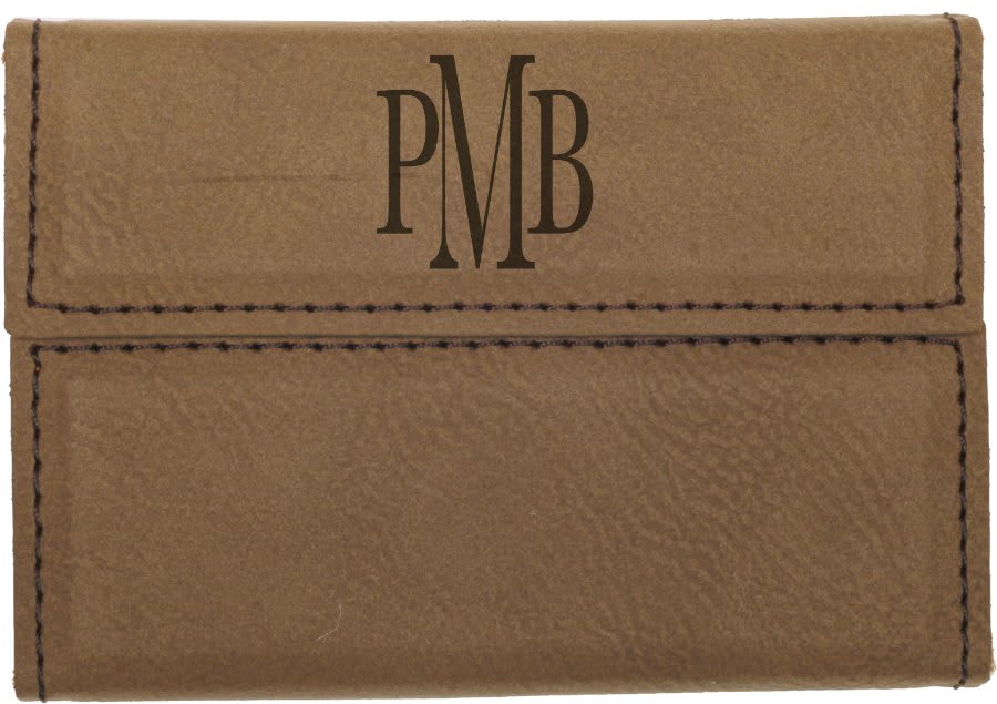 Leatherette Business Card Holder