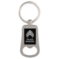 Zinc & Anodized Aluminum Bottle Opener Keychain