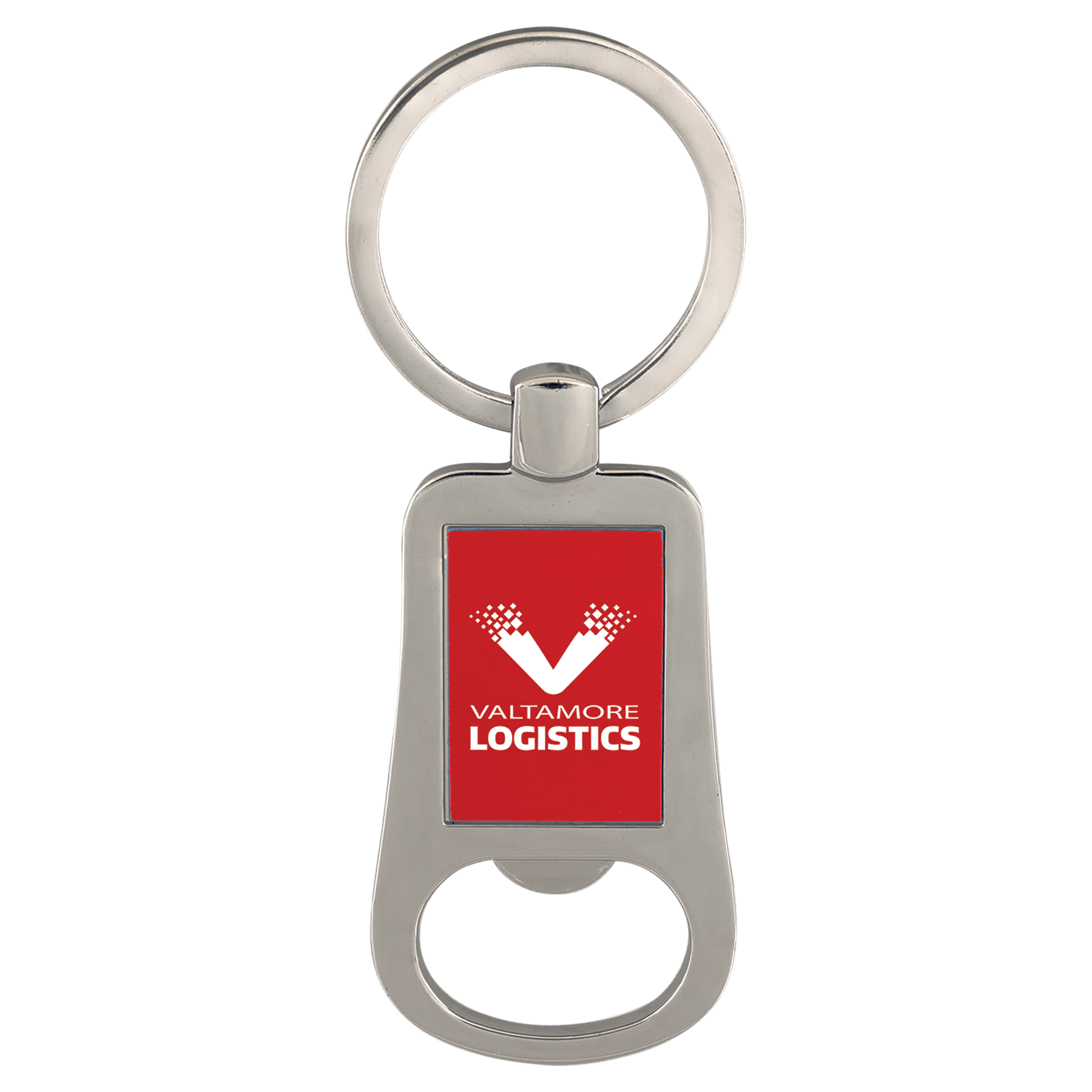 Zinc & Anodized Aluminum Bottle Opener Keychain