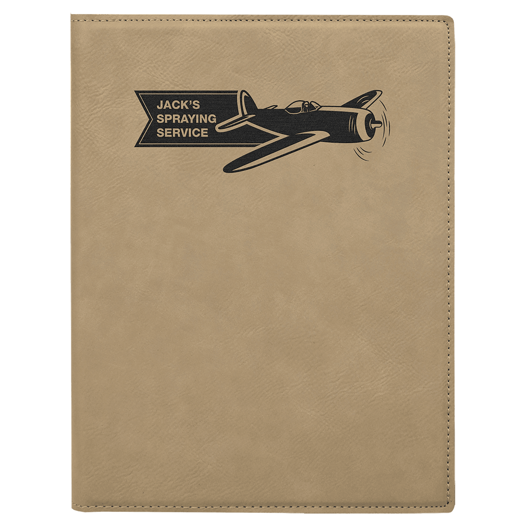 Leatherette Portfolio with Notepad