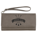 Leatherette Wallet with Strap