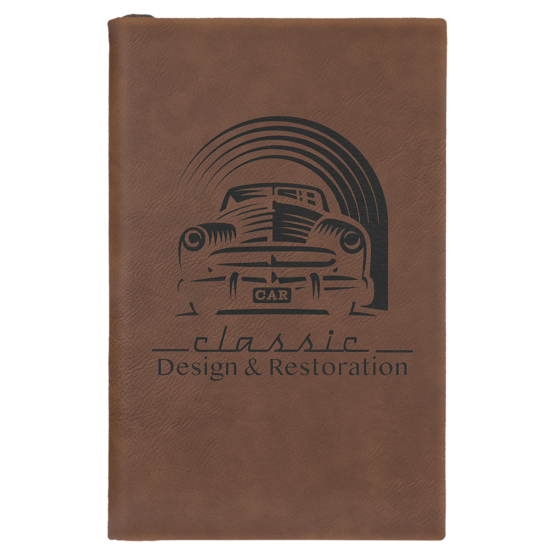 Leatherette Sketch Book with Unlined Notepad