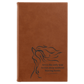 Leatherette Sketch Book with Unlined Notepad