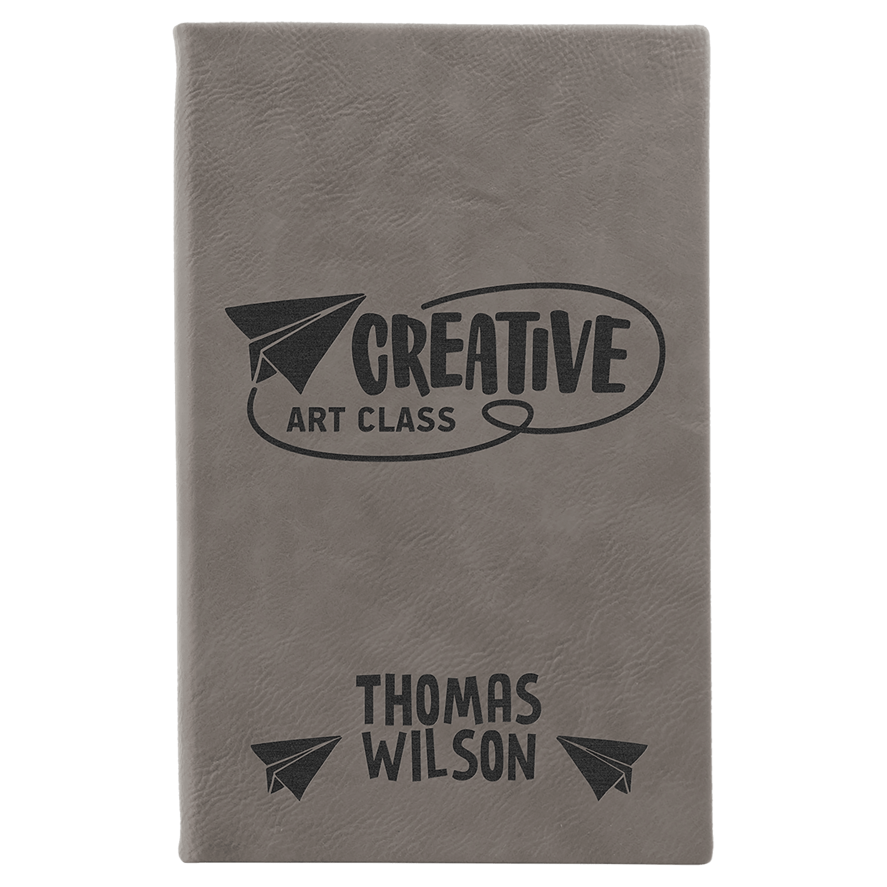 Leatherette Sketch Book with Unlined Notepad